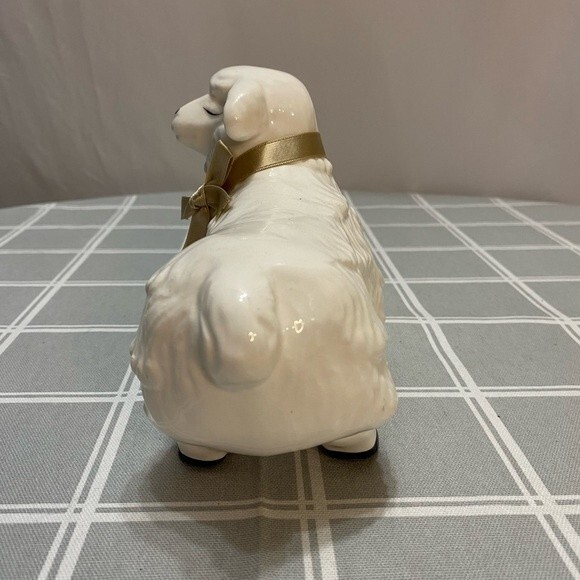 Vintage Lamb Sheep Rare Ceramic Figure Easter Spring Farmhouse Cute Farm Animal - Picture 4 of 7